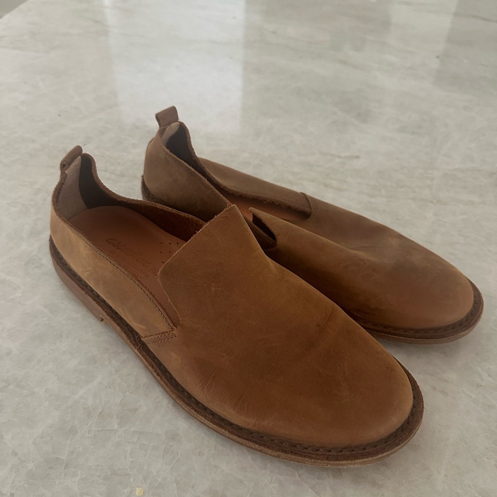 Brown Leather Slip-On AstroFlex 1820